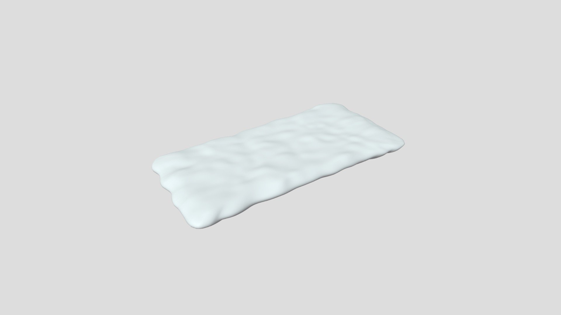 Subdivision Level: 0

Mirrored.

Textures: 1024 x 1024, One light-grey color on texture.

Materials: 1 - Cushion

Formats: .stl .obj .fbx .dae

Origin located on middle-center

Polygons: 286152

Vertices: 143078

I hope you enjoy the model!