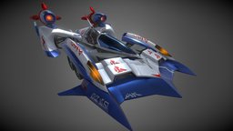 High intelligence formula car highresolution, pbr-game-ready, cartoon, car