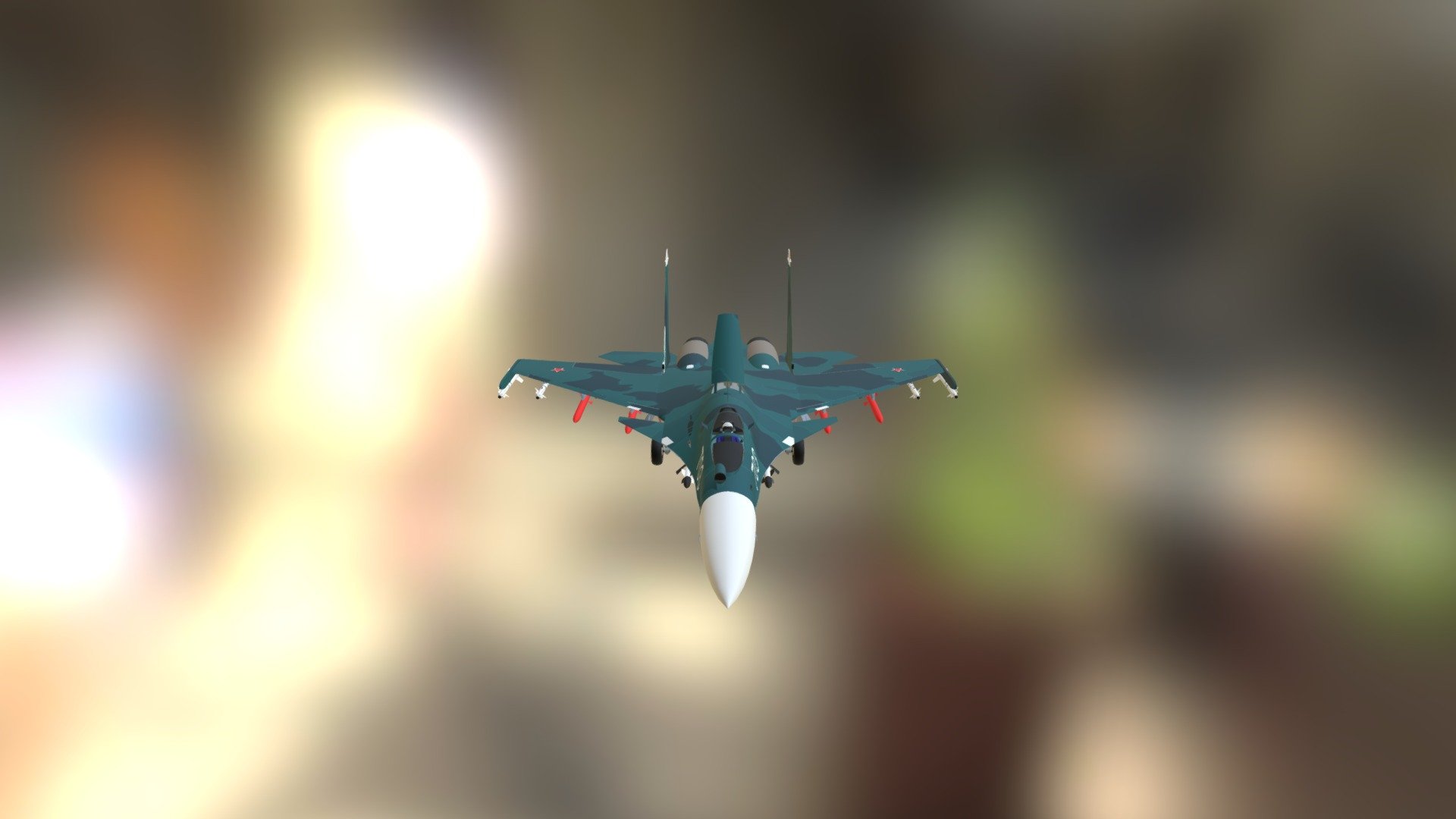 The Sukhoi Su-35 (Russian: Сухой Су-35; NATO reporting name: Flanker-E) is a designation for two separate, heavily upgraded derivatives of the Su-27 &lsquo;Flanker' jet plane. They are single-seat, twin-engine, supermaneuverable multirole fighters, designed by Sukhoi and built by Komsomolsk-on-Amur Aircraft Production Association (KnAAPO).
The first variant was designed during the 1980s, when Sukhoi sought to upgrade its high-performance Su-27, and was initially known as the Su-27M. Later re-designated Su-35, this derivative incorporated aerodynamic refinements with increased manoeuvrability, enhanced avionics, longer range, and more powerful engines. The first Su-35 prototype, converted from a Su-27, made its maiden flight in June 1988. More than a dozen of these were built, some of which were used by the Russian Knights aerobatic demonstration team. The first Su-35 design was later modified into the Su-37, which possessed thrust vectoring engines and was used as a technology demonstrator. 
Wikipedia