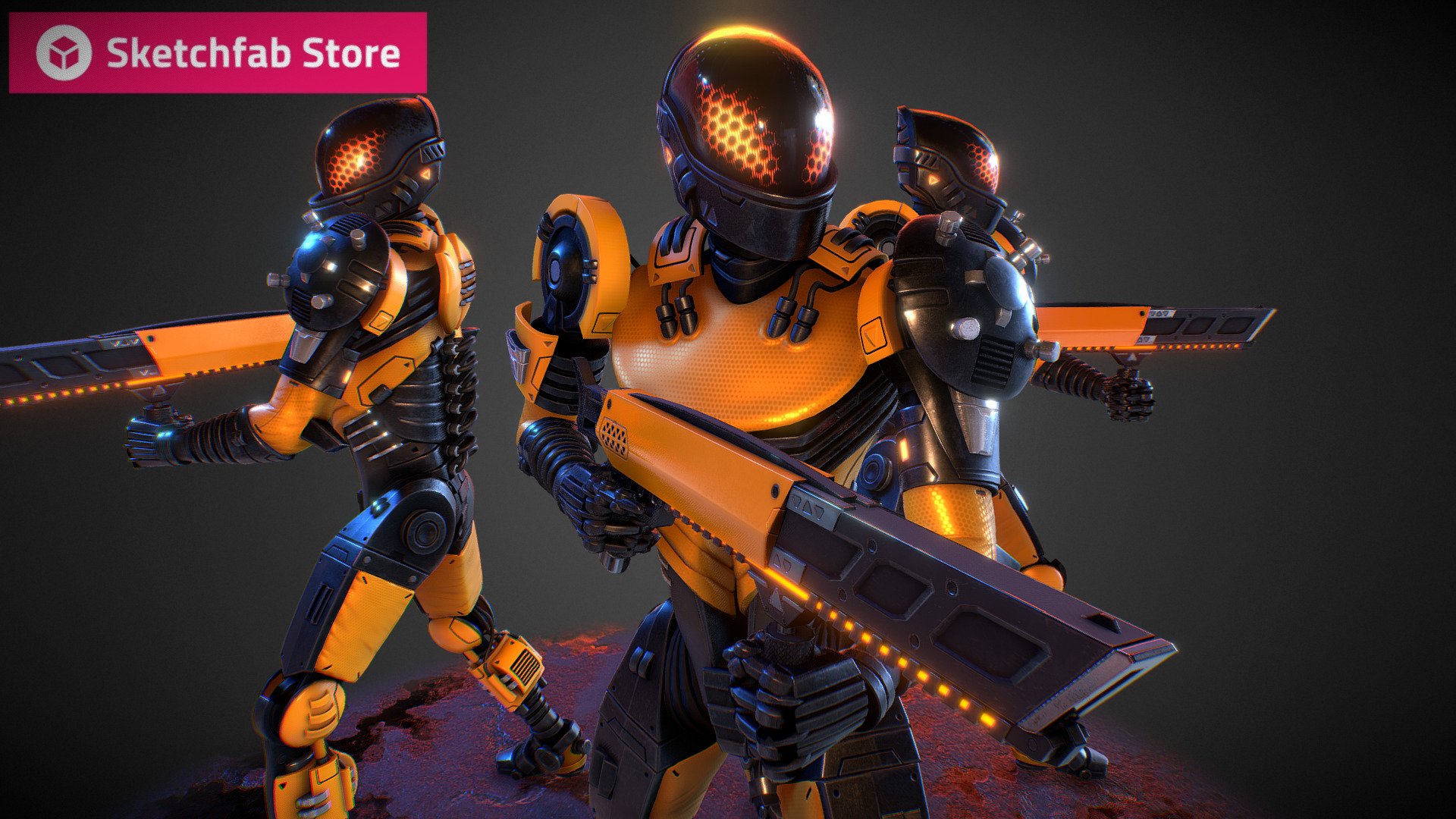 KIND REQUEST : If you are considering buying this model, but you find the polycount too high for your project, let me know in the comments! Thank you!

Polycount: 78.114 tris

PBR Textures: 4096 x 4096  .tga

3dsmax scene with Skinned version included.

Fbx with correct scale for importing into Unreal Engine included.