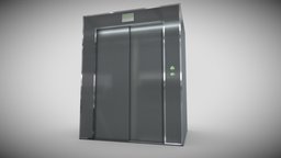 3D Elevator object, lift, modern, stairs, exterior, entrance, unreal, floor, obj, skyscraper, ready, easy, panel, hall, lobby, fbx, metal, realistic, old, real, elevator, passenger, step, mall, modeling, unity, unity3d, architecture, glass, asset, game, 3d, low, poly, model, design, building, halloween, interior, door, environment, enine