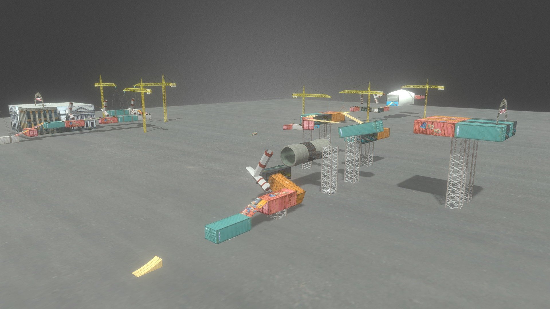 Hey Fellas, I modelled these low poly Stunts for bikes and car games. You can use them freely as they are game ready and lowpoly. Optimised for Mobiles Games. Stunts are setlled according to simple RCC physics of Unity. You can rearrange then for variety of different stunts.