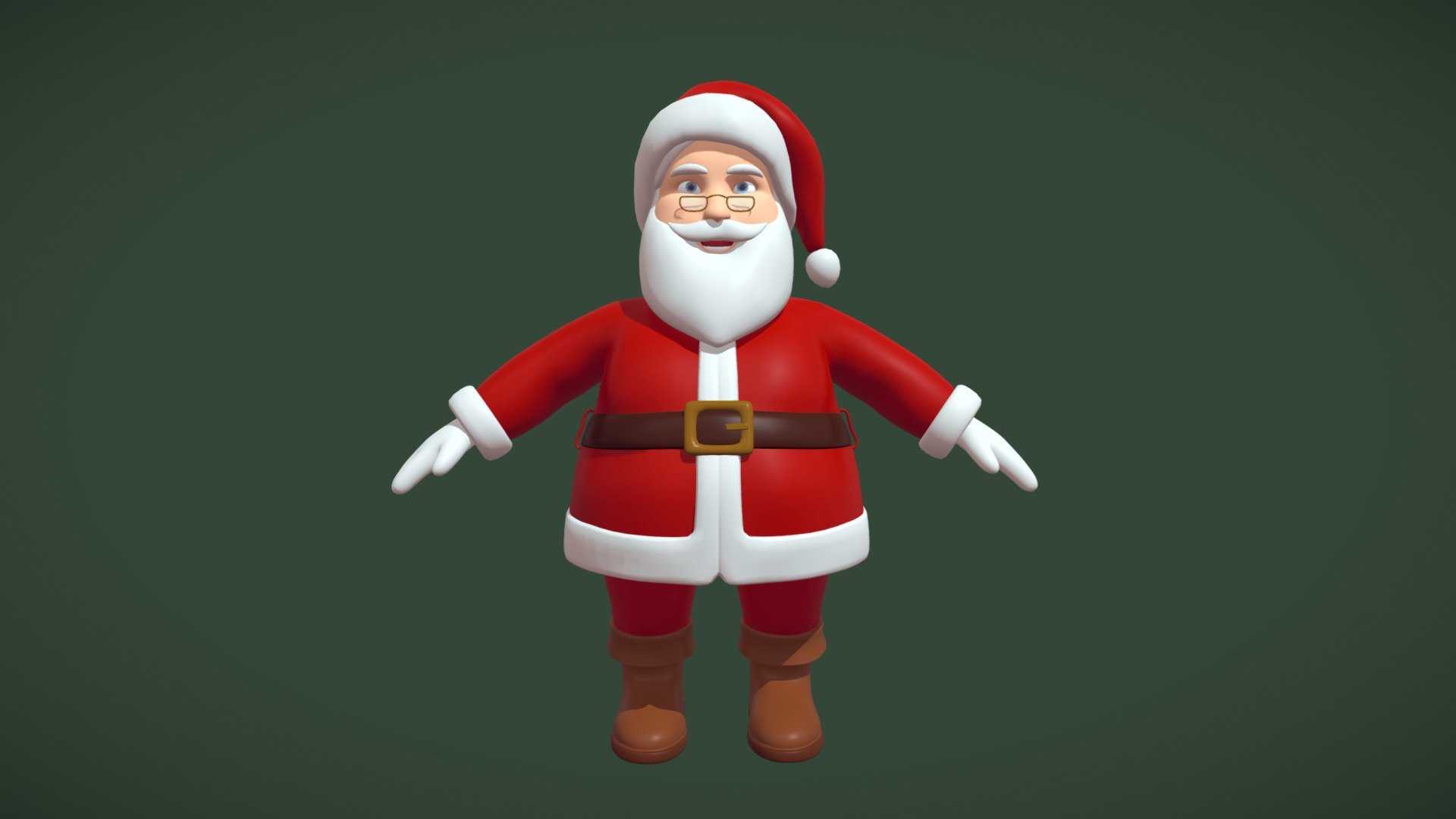 Funny cartoon Santa Claus made with Blender



More images of this 3D model in my portfolio:

https://www.behance.net/gallery/132771547/3D-Cartoon-Santa-Claus