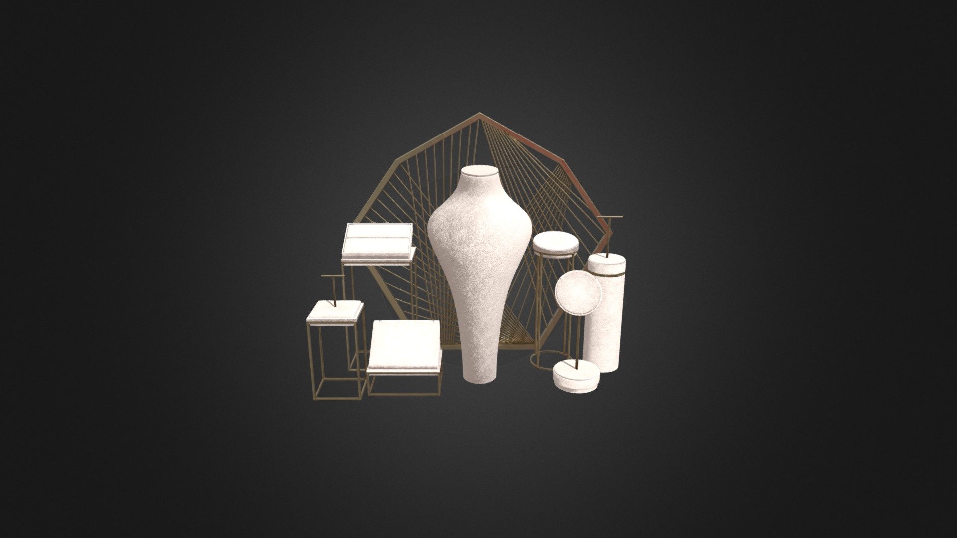 PRODUCT DESCRIPTION:





Available in Artstation / CGtrader / TurboSquid / BlenderMarket / FlippedNormals / Cubebrush




This is model of 8 Jewelry Stand Vol 02 by PBRSH (Highly detailed and realistic model.)




Geometry: Vertices: 147,422 / Edges: 292,524 / Faces: 145,114




Material Libraries: Cycles




Materials: Yes, 4K PBR materials




Unwrapped UV's: Yes, Non-overlapping




Geometry: Quad





If you have any questions feel free to leave comments or personal message.

Please leave a Like or a Comment if you like the model to help me bring you better products.

Thank you!