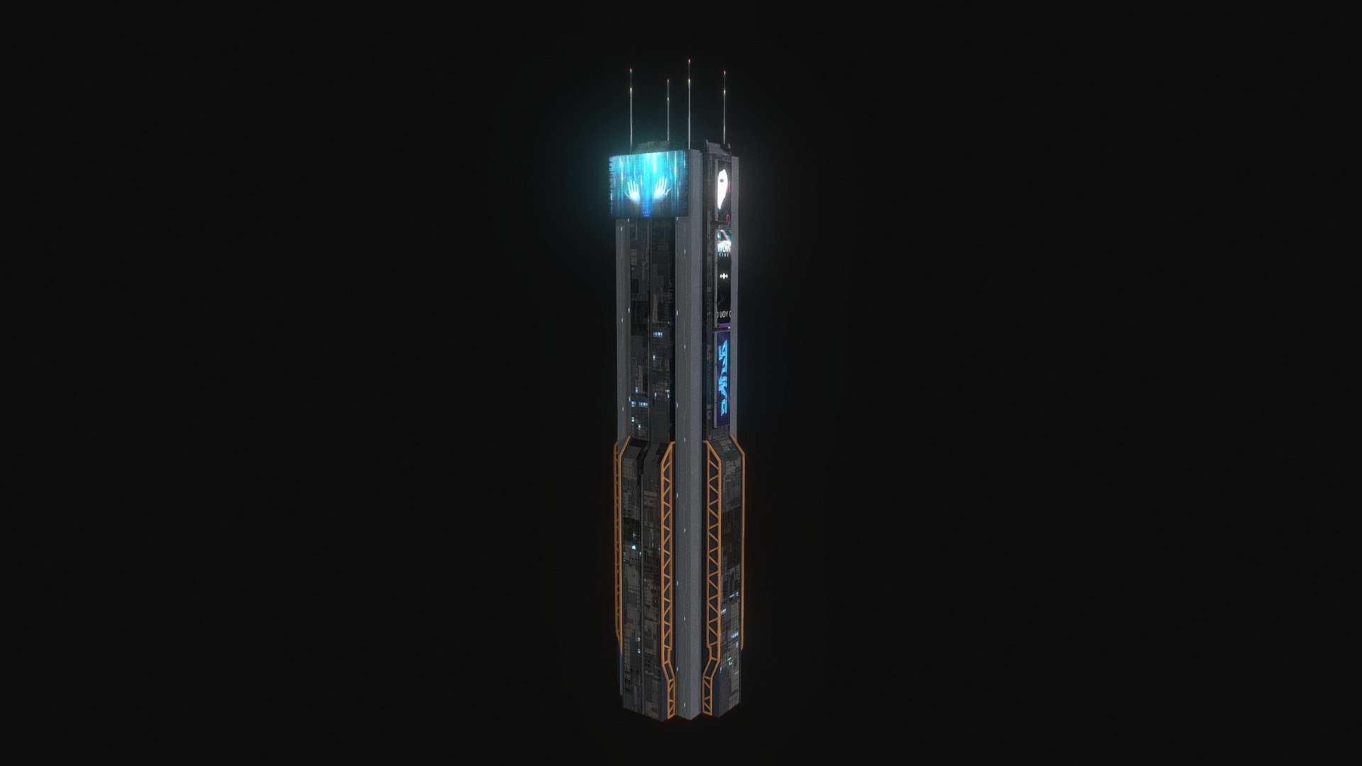 Cyberpunk Futuristic building Kitbash Bundle_010
more details in https://www.artstation.com/marketplace/p/K5YaP/scifi-building-cyberpunk-futuristic-building-kitbash-bundle