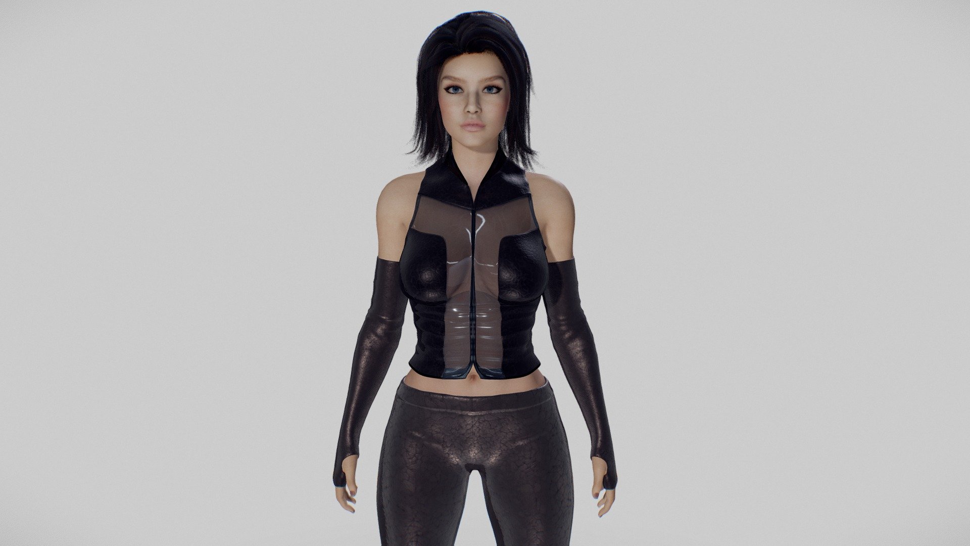 Originally created with Blender 2.91.
- Realistic skin (Sub Surface Scattering).
- Textures (Diffuse, Specular, Normal, Bump, SSS).
- Textures format in JPEG.
- Most textures are 4096px² and some 2048px².
- Fully rigged (standard rig, no inverse kinematics).
- Model is built to real world scale.
- Units used: (cm) model is 188 cm tall.