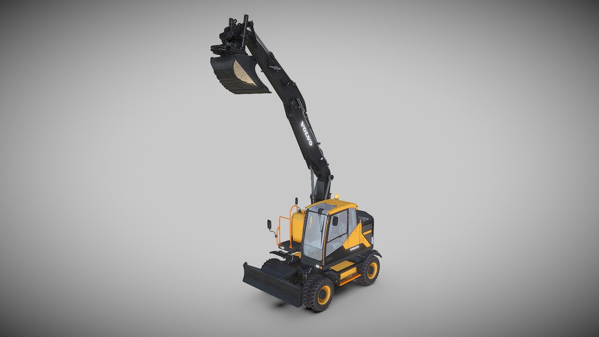 Available on: https://www.cgtrader.com/3d-models/vehicle/industrial-vehicle/excavator-ewr150e
                        https://www.turbosquid.com/3d-models/3d-volvo-ewr150e-2150979

Description: Polycount: 90k Tris

This asset includes 8 texture sets all in 2k resolution:




Arm

Body

Base

Decals

Interior

Wheels

Optics

Glass

Source files are included