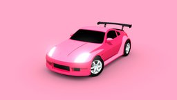 STYLIZED: Nissan 350 Z Drift Car nissan, drift, manga, drifting, racing, stylized, anime, japanese