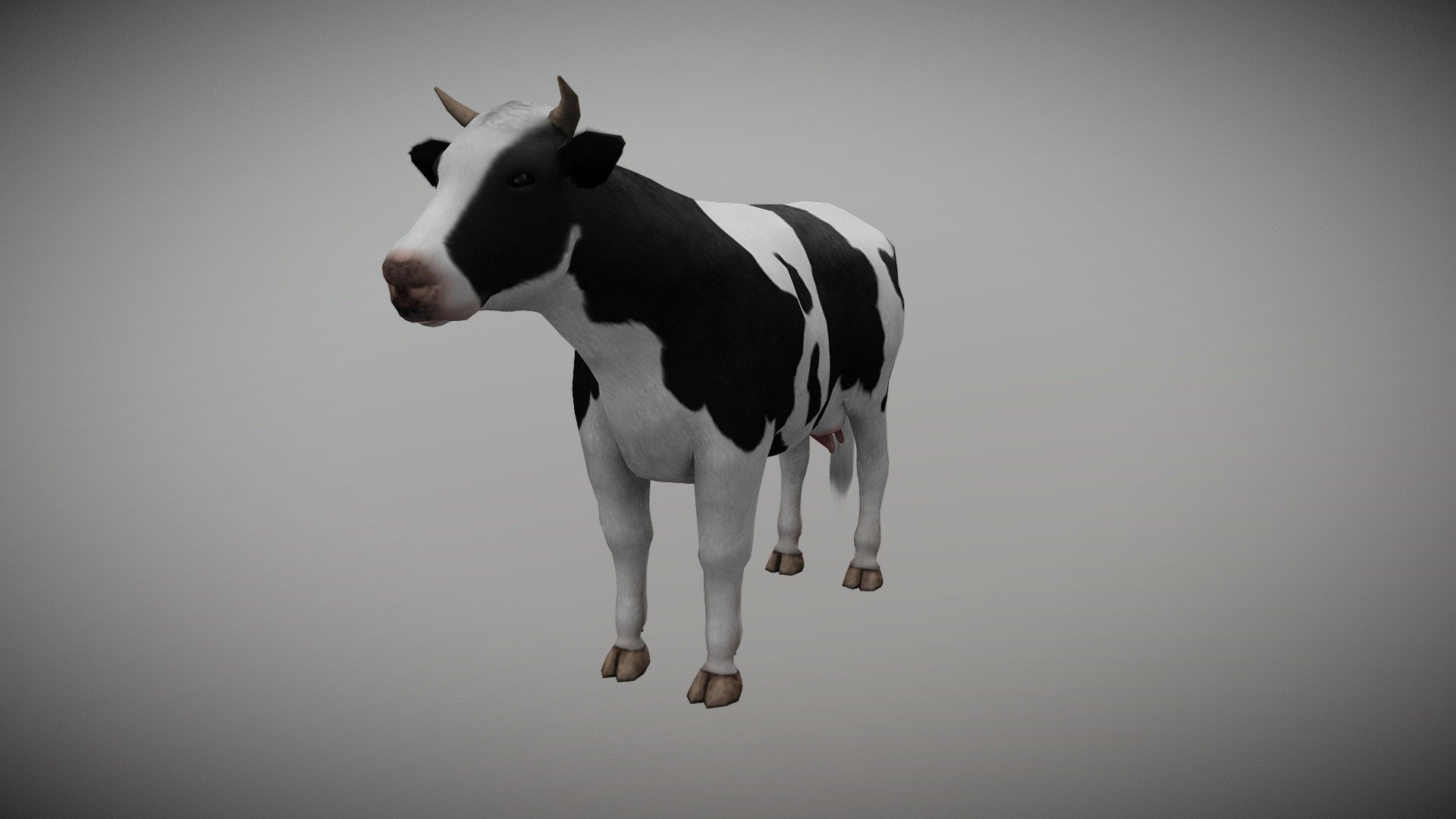 WATCH = https://youtu.be/qrnzwvIwbB0

3D Realistic Cow with Animations

PACKAGE INCLUDE




High quality polygonal model, correctly scaled for an accurate representation of the original object.

Model is built to real-world scale.

Many different format like blender, fbx, obj, iclone, dae

No additional plugin is needed to open the model.

3d print ready in different poses

Separate Loopable Animations

Ready for animation

High Quality materials and textures

Triangles = 3935

Vertices = 2009

Edges = 5941

Faces = 3935

ANIMATIONS




Idle1

idle 2

Walk

Eat

3D PRINT POSES ( STL \ OBJ )




Stand

Stand side look

Look Down

Eat

Walk
