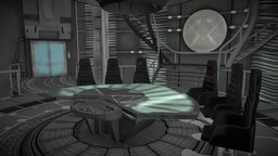 SHIELD Helicarrier Meeting Room helicarrier, environmentmodeling, marvelcinematicuniverse, mcu, shieldhelicarrier, maya, shield