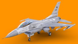 F-16 Fighting Falcon - Fighter Jet - Free usaf, f16, fighter-jet, f-16, jetfighter, military-aircraft, fightingfalcon, f16falcon