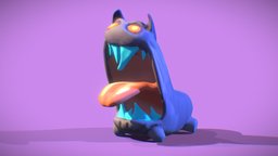 Cute Cartoon Animal (Blender Sculpt) sculpting, escultura, arte, fofo, criatura, character, art, design, creature, animal, monster