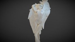 Devilman Silene 妖鳥死麗濡 body, assassin, japan, figure, comic, devil, , statue, manga, woman, printable, silene, photogrammetry, 3d, scan, sculpture
