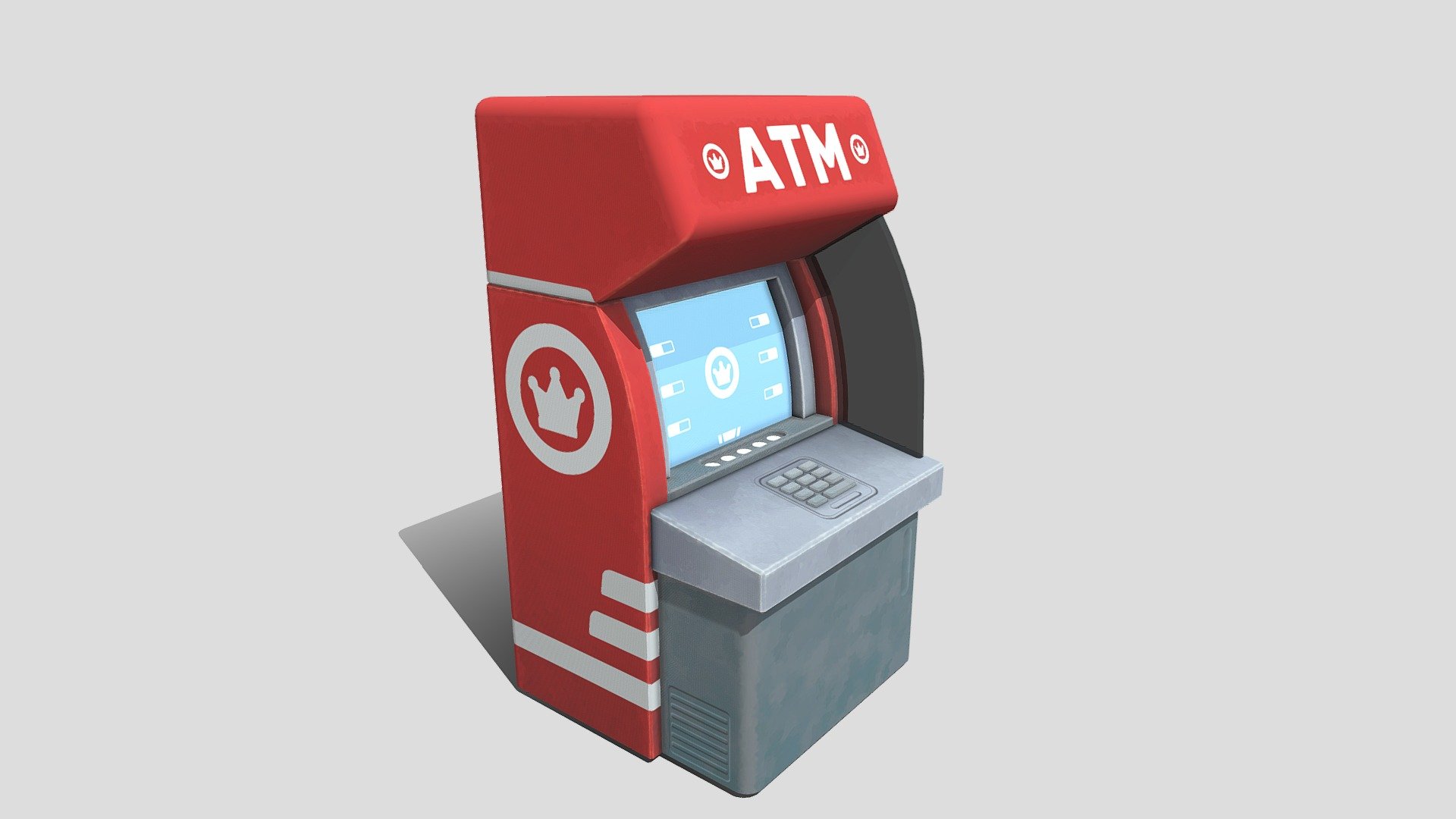◼ Gathering Storm Studio Community ◼

Join our Discord to Learn, Create and Share!

Gathering Storm Studio  presents

COSY World - ATM

Designed and developed by industry developers, the COSY ATM has development functionality, quality and low cost built in. With consistent and clean file structures, you can seemlessly implement the asset into your current project. The ATM features multiple variations of the ATM body to match your style as closely as possible. With well planned texturing, the ATM also offers the ability to change the colours of the body without any extra texture map purchases needed. We value your time and your savings!

◼ Key Features ◼
-Optimized Model.
-High Quality 2k Hand Painted Textures.
-Perfect Texturing For Changing Colours.
◼ Assets ◼
-x1 ATM Model
-x10 Texture Maps. (Diffuse, Metallic, Normal, Opacity, Emission for both materials).