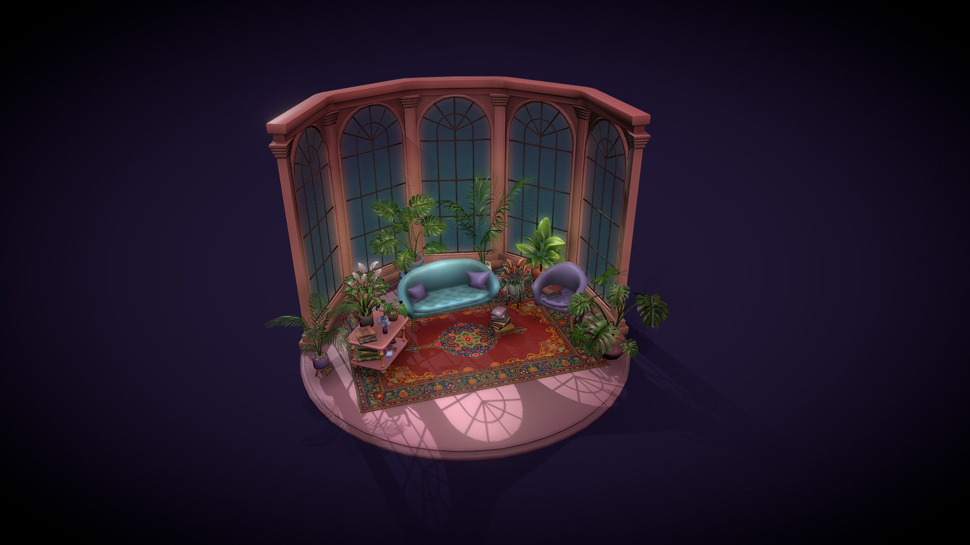 A diorama based on the project &ldquo;Eazy breezy office raid