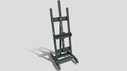 Easel for Painting - used w/ paint and wear studio, paint, painting, easel, draw, brush, gallery, colors, artist, painter, art
