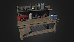 Jaws of Extinction - Repair Workbench wooden, tools, workbench
