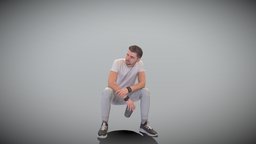 Sporty man sitting and holding water bottle 427 style, archviz, scanning, people, pose, sitting, standing, , photorealistic, sports, fitness, gym, torso, smile, waterbottle, running, quality, realism, sneakers, workout, handsome, sales, malecharacter, peoplescan, tracksuit, male-human, crossfit, sportswear, stretching, chillout, torsomale, dressing-room, realitycapture, photogrammetry, lowpoly, scan, man, male, highpoly, scanpeople, deep3dstudio, locker-room