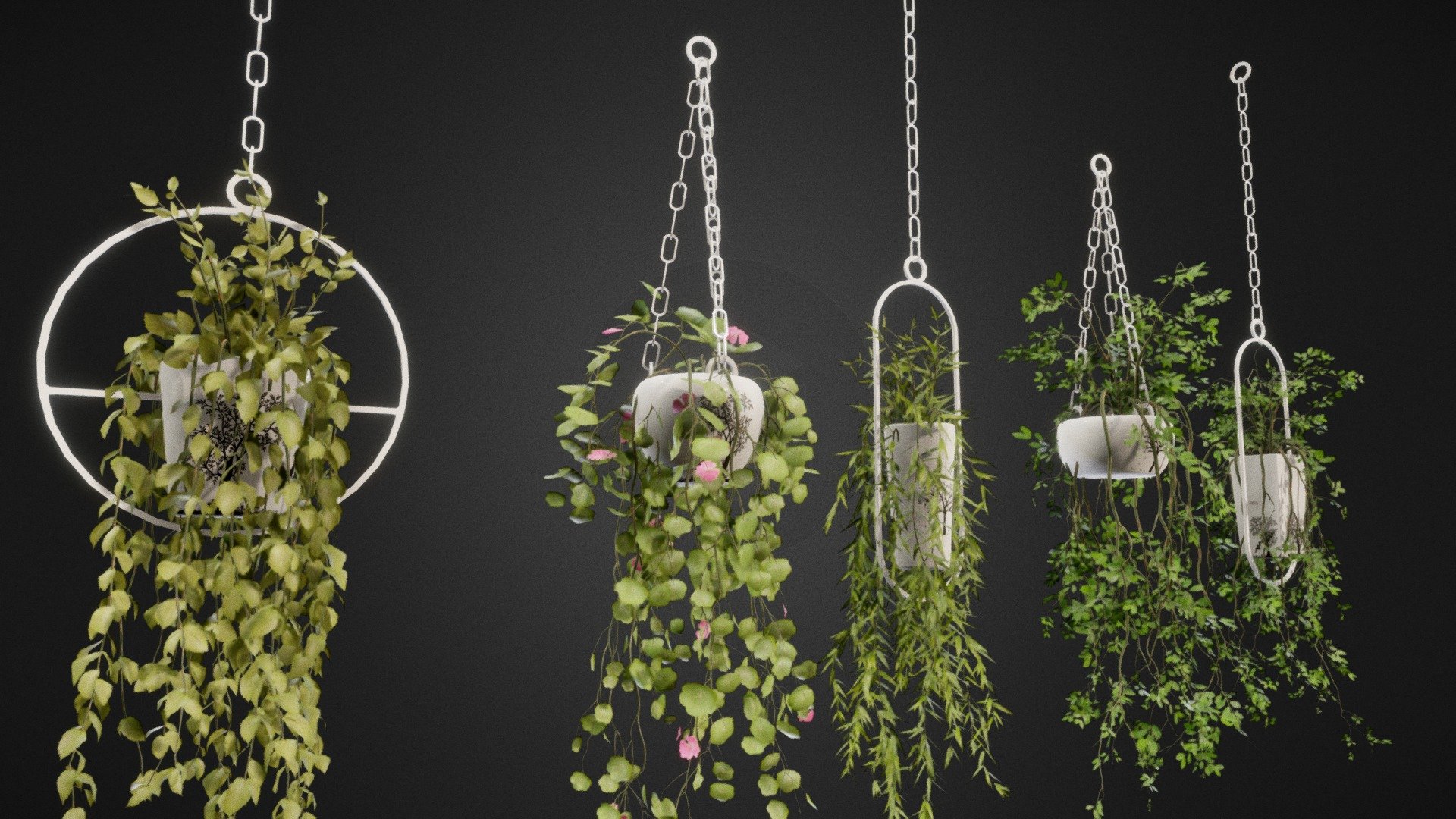 Hanging Pots with Plants/Vines with 4k and 2k textures.
All the maps included in the blend file and also packed in additional files.you can easily apply them onto the model based on material ID.
3 Additional Blend files also included:-
* Hanging pots only
* vines/Plants only
* Pots and vines combined
Thank You!