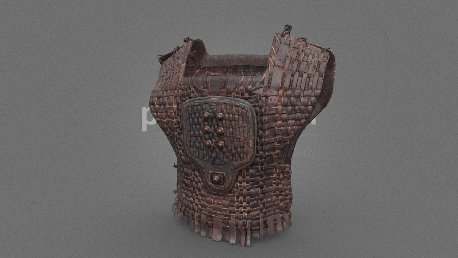 Leather cuirass armor

We are Peris Digital, and we make RAW meshes (Photogrammetry) and Digital Doubles.

This is a RAW mesh, taken by our photogrammetry team in our RIG with 144 Sony Alpha cameras.
Check our web, make your selection and contact us to get your costume scanned or talk with us to take a Demo RAW mesh to download it.

Contact: info@peris.costumes