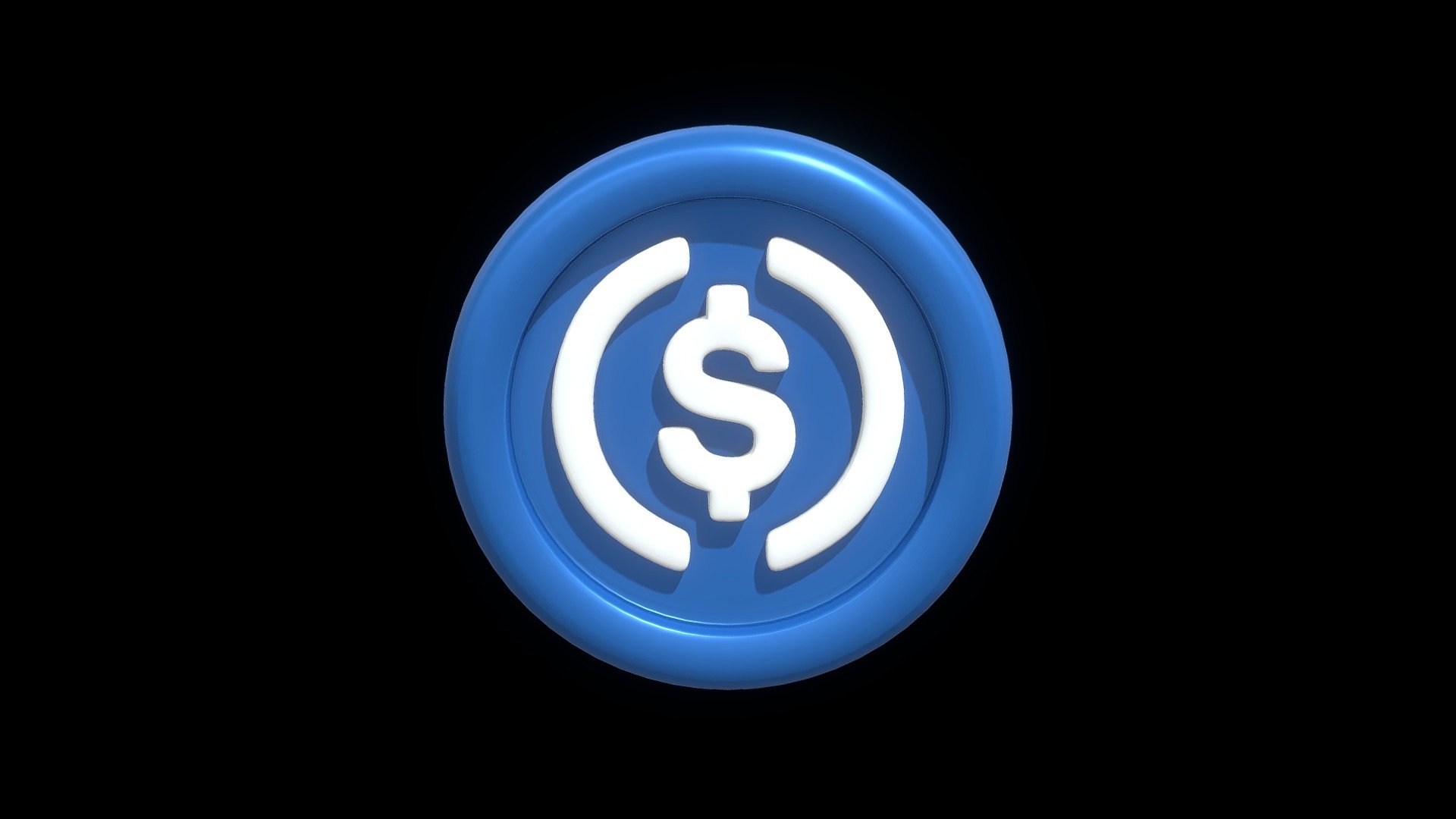 3D USD Coin or USDC Blue Crypto Coin with cartoon style Made in Blender 3.3.1

This model does include a TEXTURE, DIFFUSE, METALLIC AND ROUGHNESS MAP, but if you want to change the color you can change it in the blend file, just use the principled bsdf and play with the Roughness, Metallic and Base Color parameter.