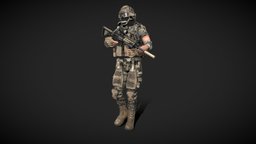US Marine Soldier soldier, army, marines, substancepainter, substance