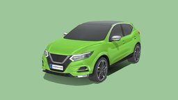 Nissan Qashqai 2018 modern, vehicles, transportation, nissan, cars, suv, hatchback, crossover, lowpoly-car, qashqai, transportations, low-poly, vehicle, low, poly, modern-car, nissan-qashqai