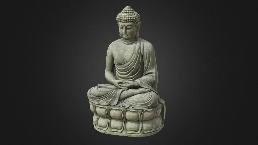 Gautama Buddha

Gautama is the primary figure in Buddhism. He is recognized by Buddhists as an enlightened or divine teacher who attained full Buddhahood, and shared his insights to help sentient beings end rebirth and suffering. Accounts of his life, discourses, and monastic rules are believed by Buddhists to have been summarized after his death and memorized by his followers. Various collections of teachings attributed to him were passed down by oral tradition and first committed to writing about 400 years later.

716 Images, iPhone 6S Plust, Preprocessing in CameraRaw.
RealityRaw High resolution: ~230mln poly, Decimated to 13mln for fix minor scan errors.
Normals Colors and AO  baked to Lowpoly in Marmosetco Tulbag.


Raw decimated 13mln mesh.

RC 

More screenshots on Artstation