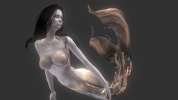 Mermaid fish, objects, fishing, prop, creatures, deco, ocean, fantastic, mermaid, sealife, 3d-model, mermaid-character, fantasycreature, fantasycharacter, mermaid-3d, creature, fantasy, sea