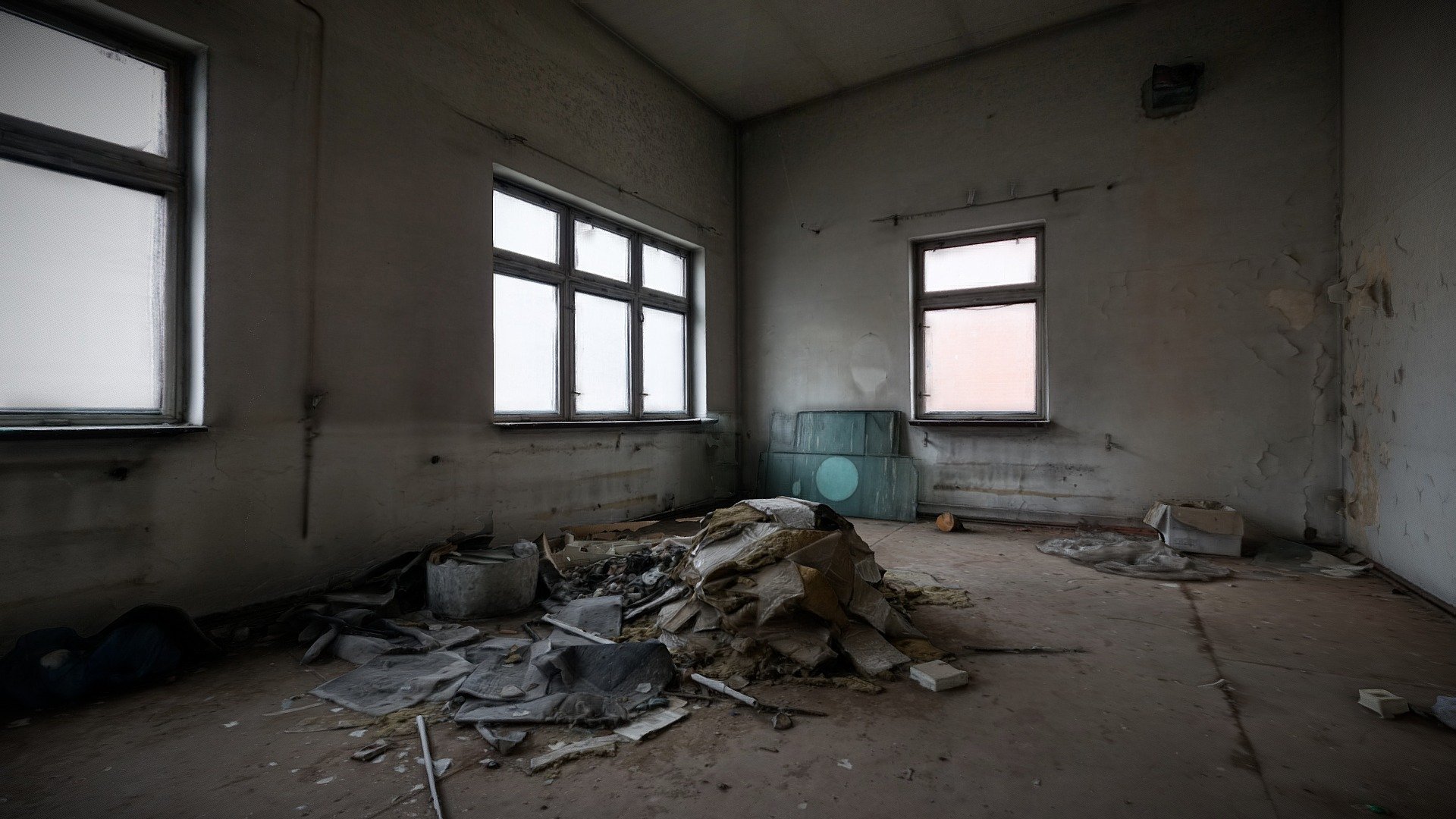 Destroyed abandoned manufactory - small fragment

Model 3D created in RealityCapture from 702 images (sony a6000) and laser scanning 3D (Leica P40)

If you like my work leave a like or comment and follow me for more! Thanks :)


