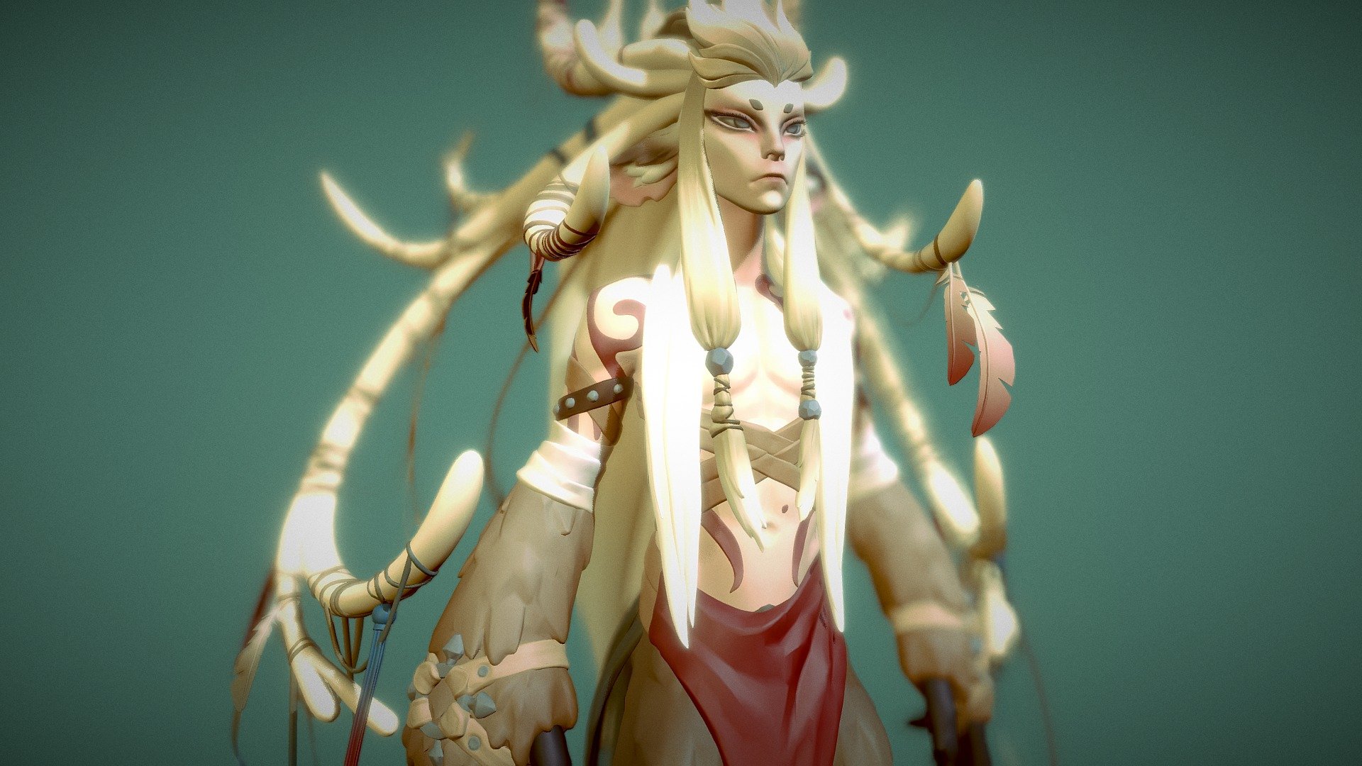 by Kutty-Sark concept http://kutty-sark.deviantart.com/art/The-Tempest-Forest-Spirit-289831767