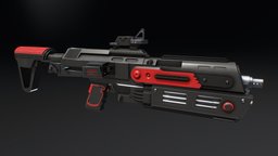 ST-W48 Blaster Carbine Star Wars stormtrooper, blaster, carbine, wars, star, sith, blaster-rifle, blastercarbine, starwars, sithtrooper, sitheternal, stw48