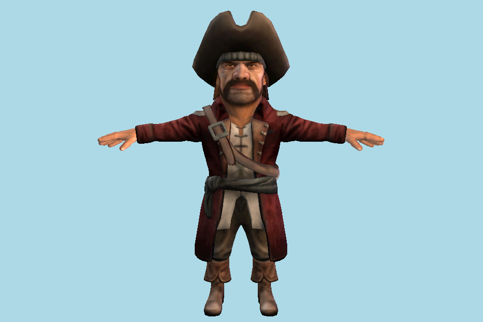 Pirate 3d model