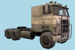Flatnose Truck flatnose, trailer, truck, vehicle, cargo, car, carriage, wagon, commercial