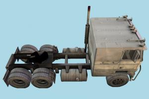 Flatnose Truck flatnose, trailer, truck, vehicle, cargo, car, carriage, wagon, commercial
