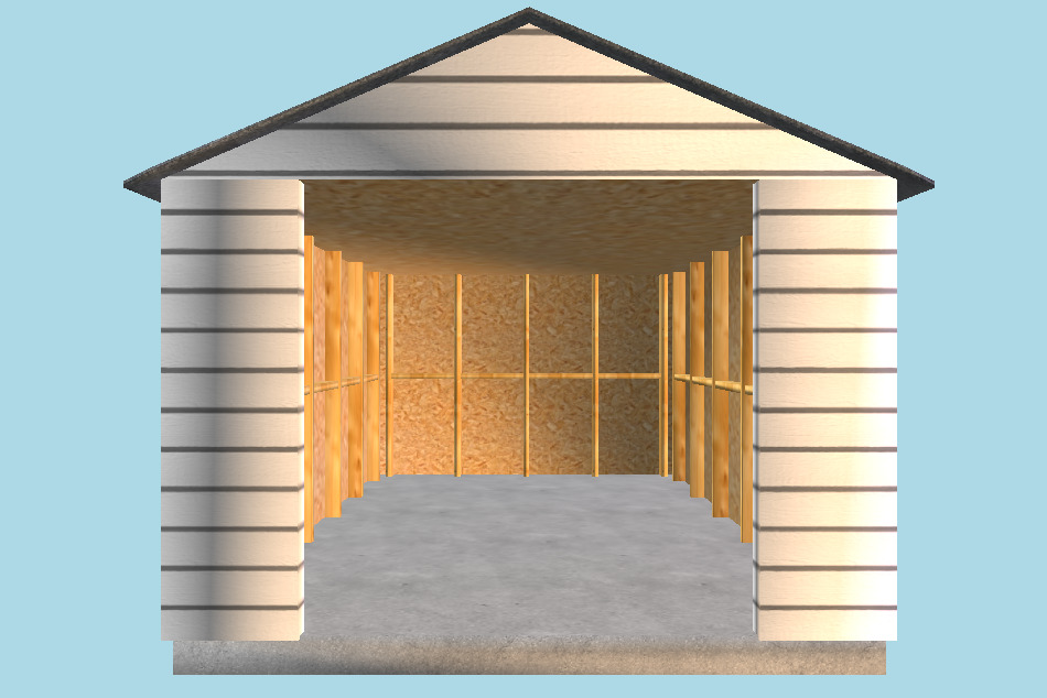 Shed House 3d model
