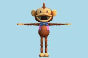 Chibi-Robo Cymbal chibi-robo, monkey, animal-character, animal, character, cartoon