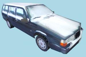 Car Snowy Low-poly car, truck, vehicle, transport, carriage, snow, snowy, dirty, ice, cold, blue, low-poly