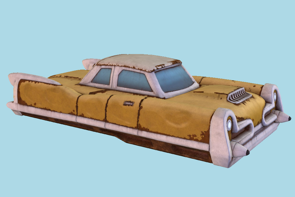 Fallout Car 3d model