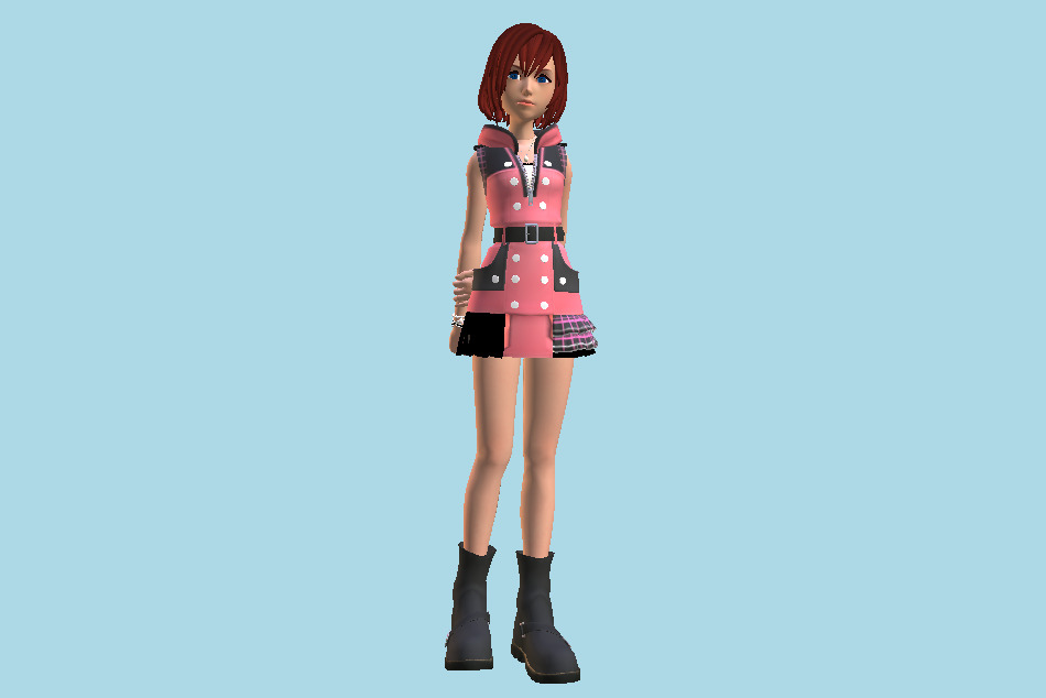Kingdom Hearts 3 - Kairi Girl 3d model