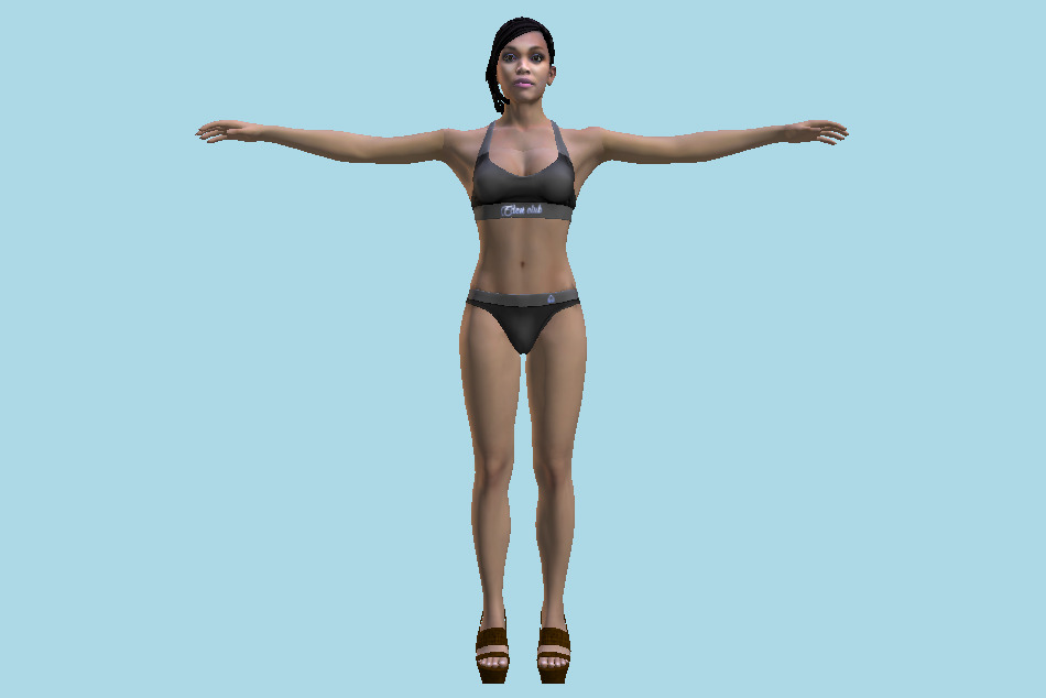 Detroit Become Human Eden Girl 3d model
