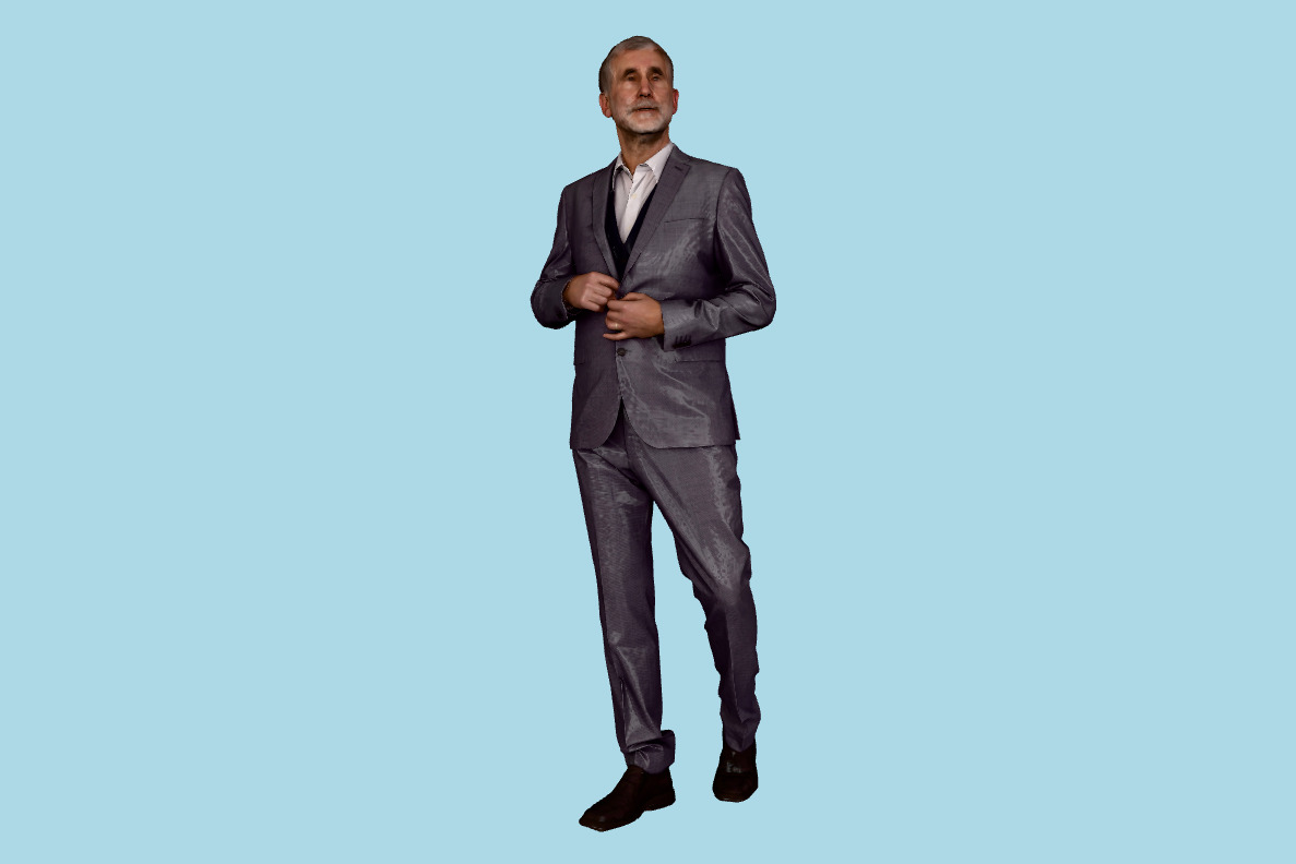 Business Man Posed 00056_24 3d model