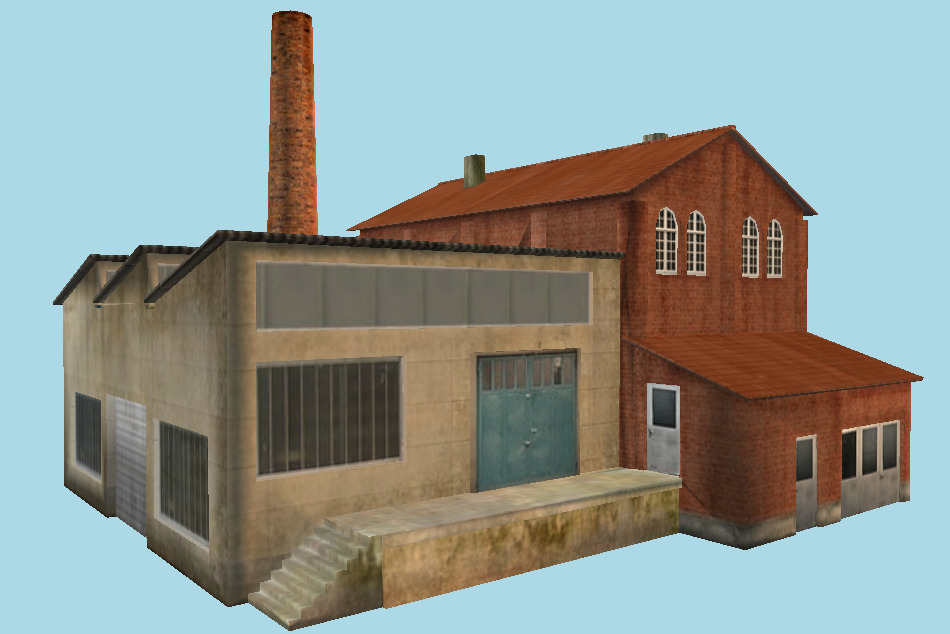 Factory House 3d model