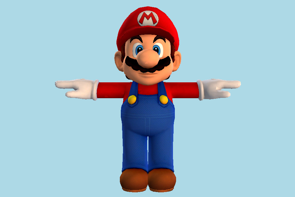 Super Mario 3d model