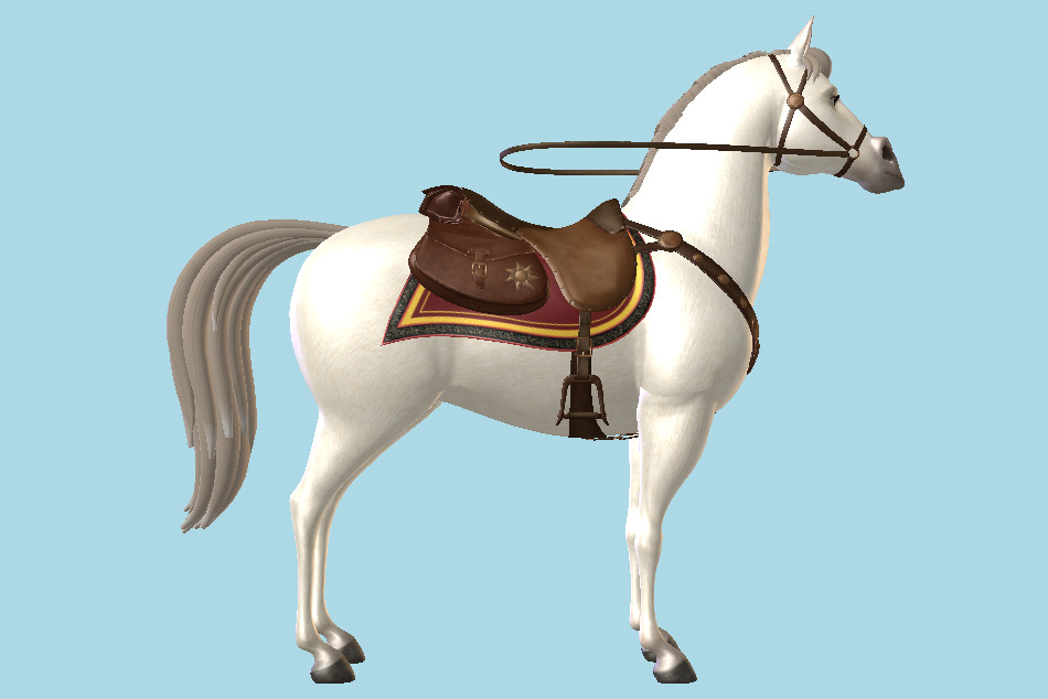 Kingdom Hearts 3: Maximus Horse 3d model