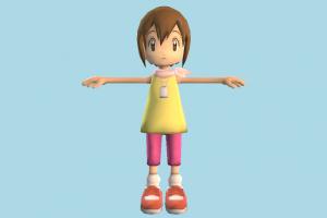 Kari Kamiya Pokemon, Pokémon, Digimon, girl, female, children, people, human, character, cute