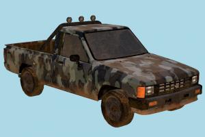 Pickup Car pickup, truck, car, vehicle, carriage, military, rust, dust, dirt, dirty, old