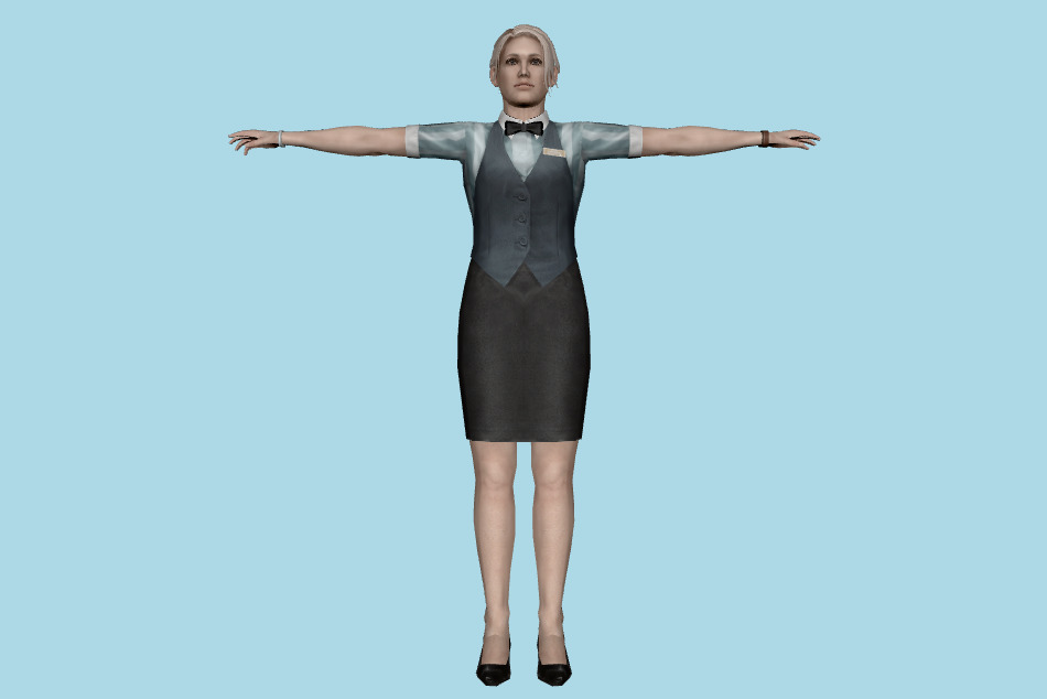 Cindy Lennox 3d model