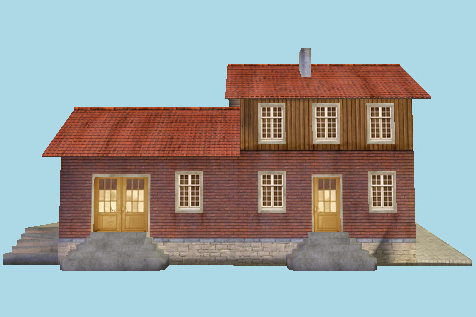 Building House 3d model