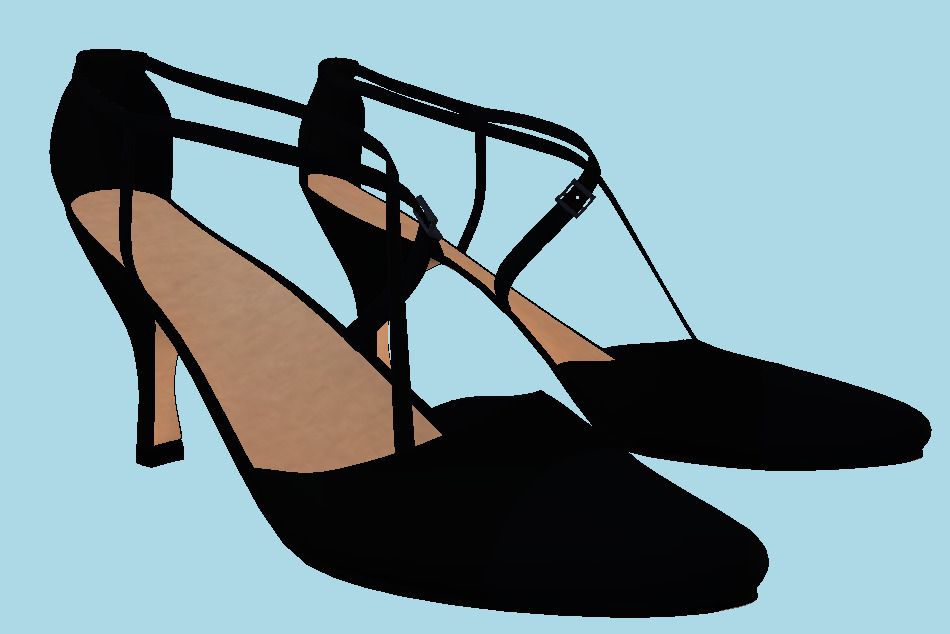 High-heeled Sandal 3d model